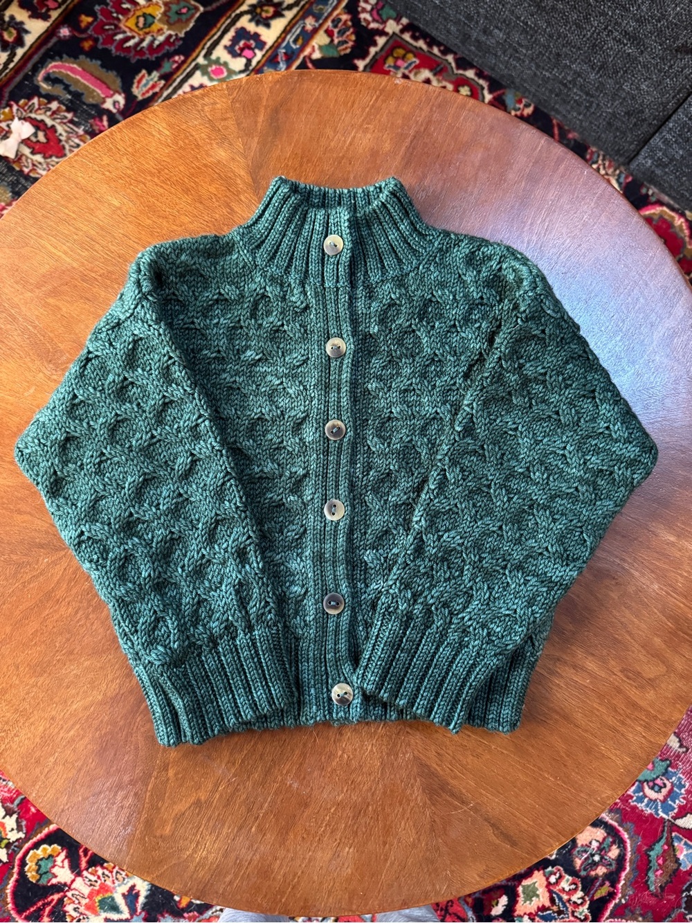 Misha & Puff honeycomb wool cardigan